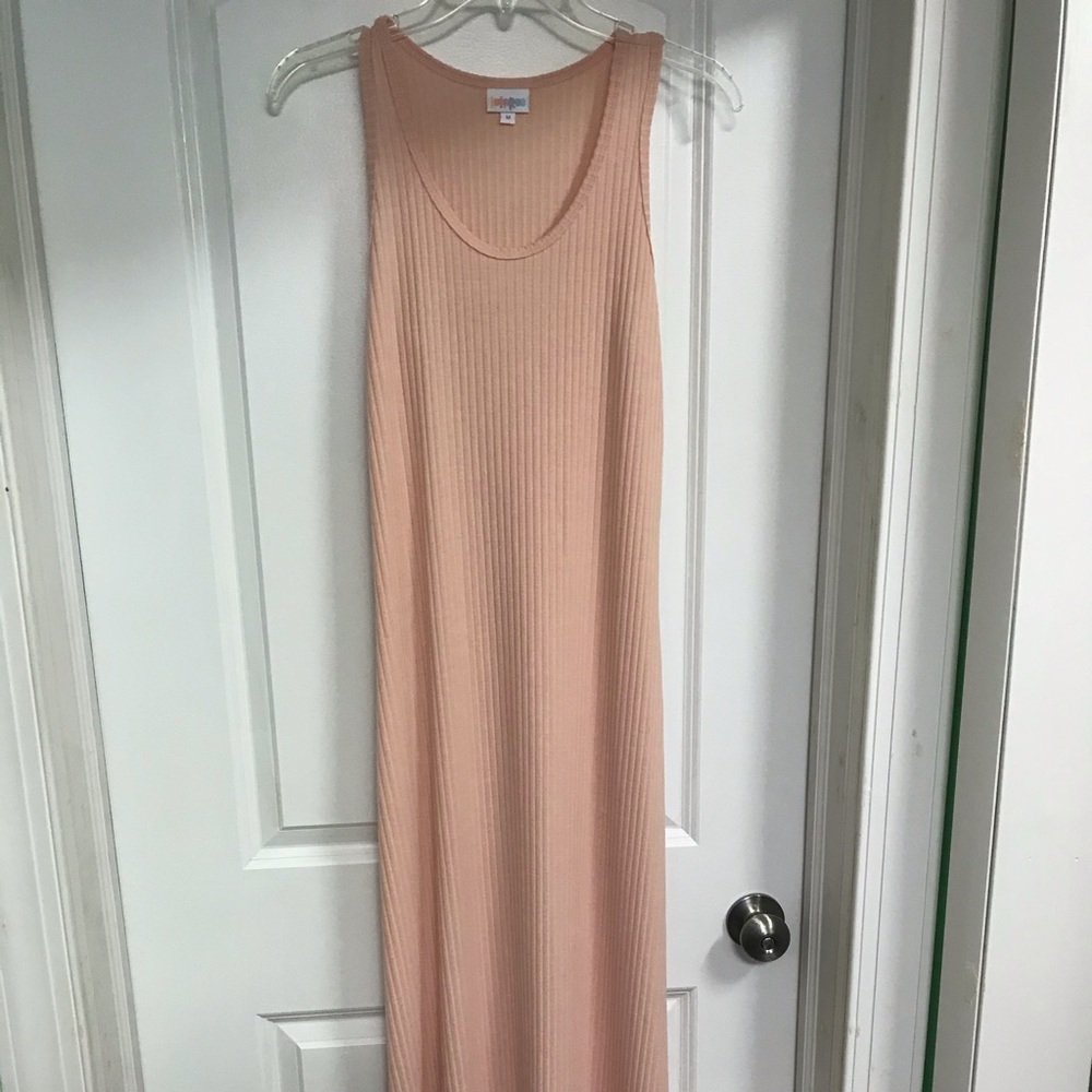 Lularoe Dani Medium M blush pink ribbed new!